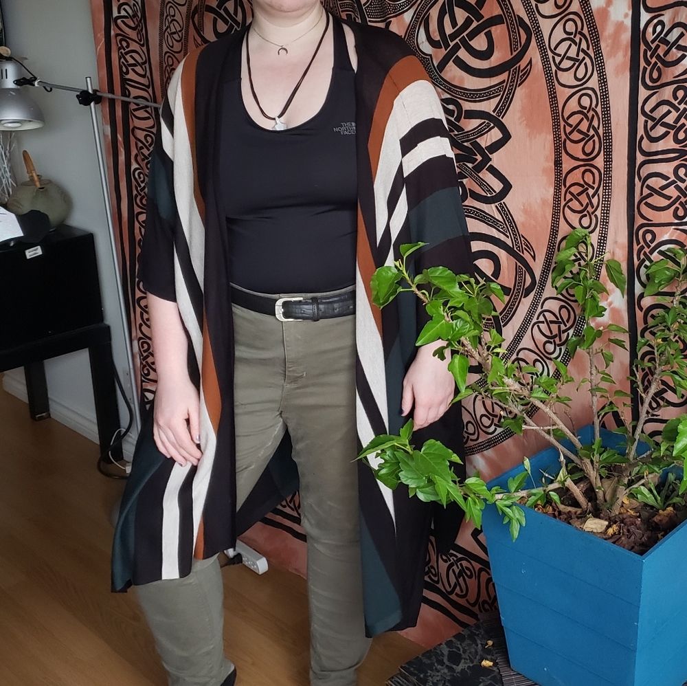 Colour Block Cardigan - H&M
